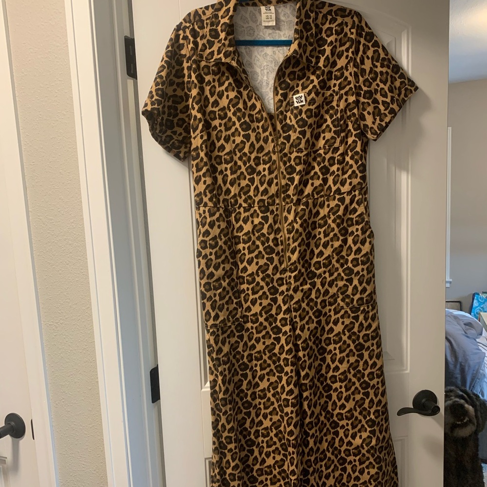Lucy and Yak Leopard print Jumpsuit US12